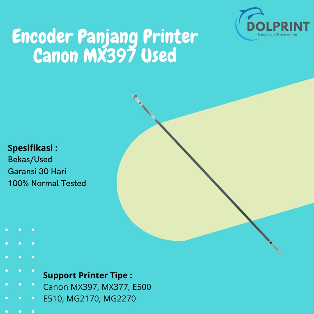 Encoder Panjang Canon MG2270 MG2170 MX397 MX377 E500 E510 Used, Timing Line MX397 MX377 E500 E510