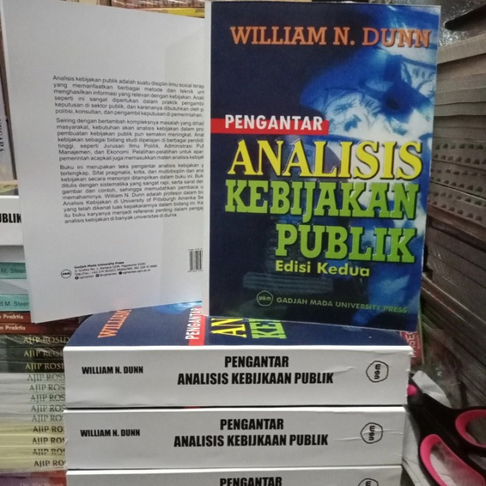Buku Pengantar Analisis Kebijakan Publik William N.Dunn