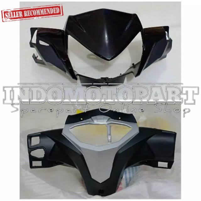 Batok Set Depan Belakang Supra X 125 2014 FI Hitam