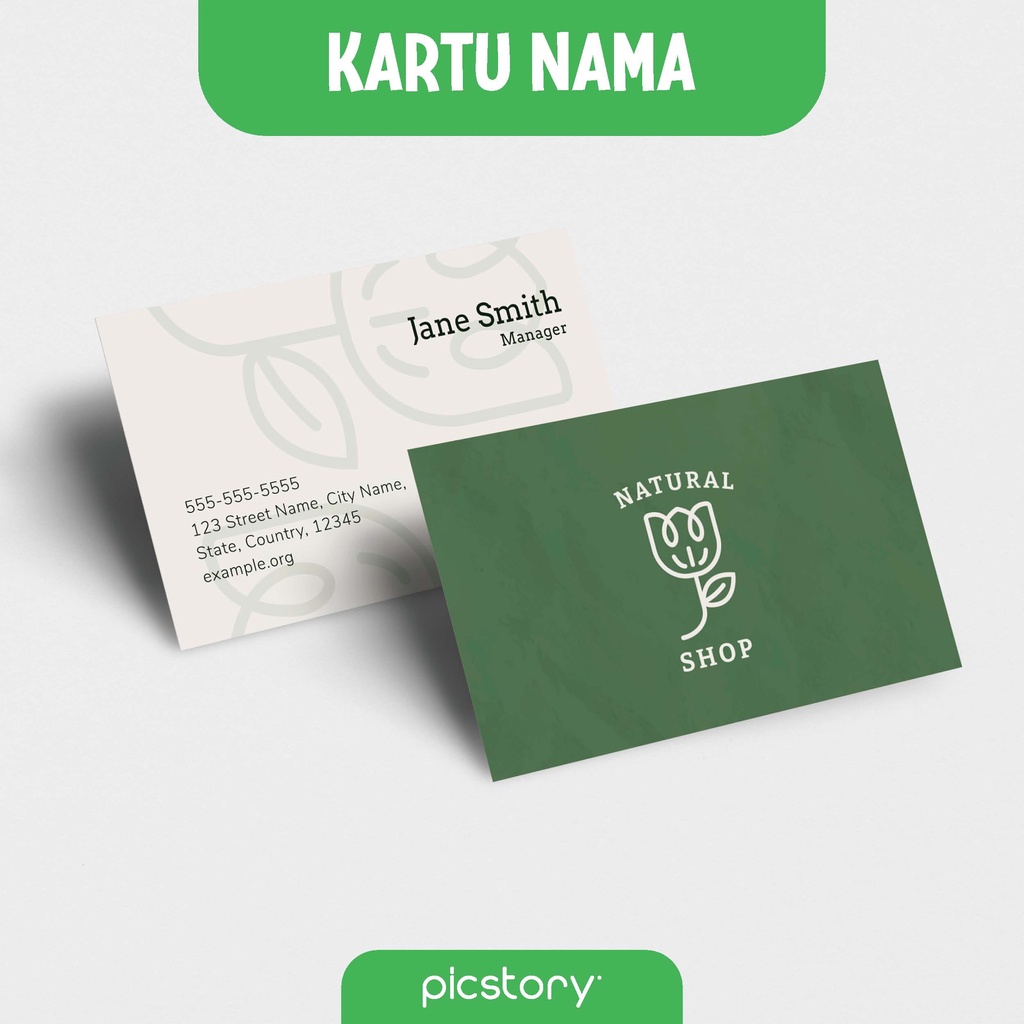 

Cetak Kartu Nama Custom/ Kartu Nama Bisnis 1 sisi 2 sisi/ Name Card Olshop/ FREE BOX