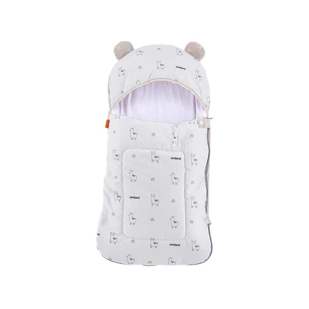 Omiland Sleeping Bag Sloth Series Bedong Selimut Bayi Alpaca Sloth Series