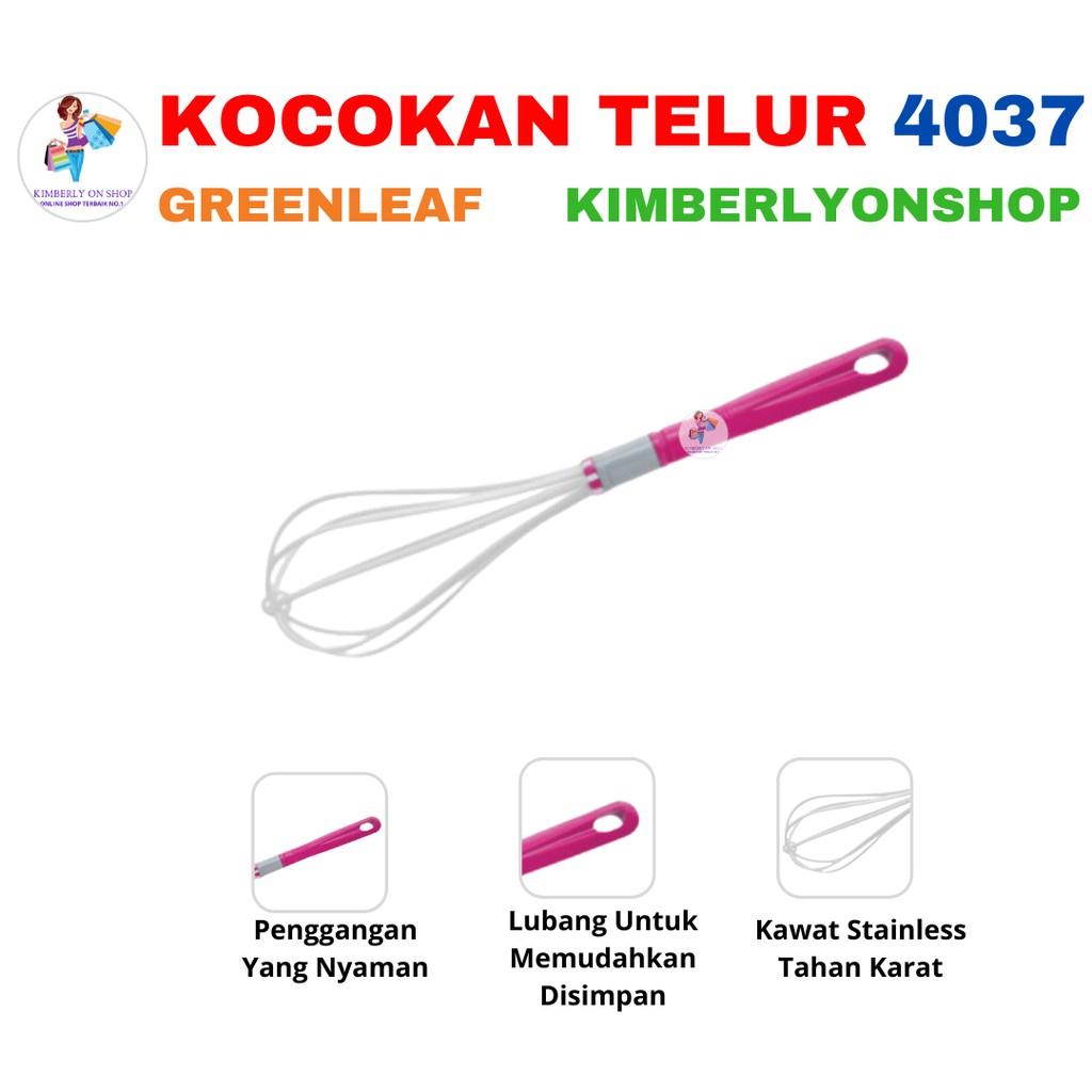 Pengocok Telur Manual Mixer Telur Plastik 4037 Greenleaf