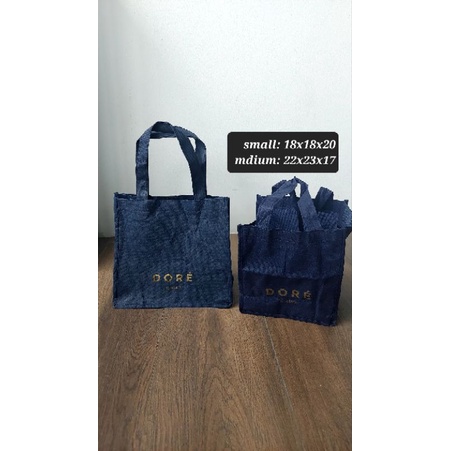 tas belanja spunbond eco bag tas ramah lingkungan shopping bag Dore by LeTao
