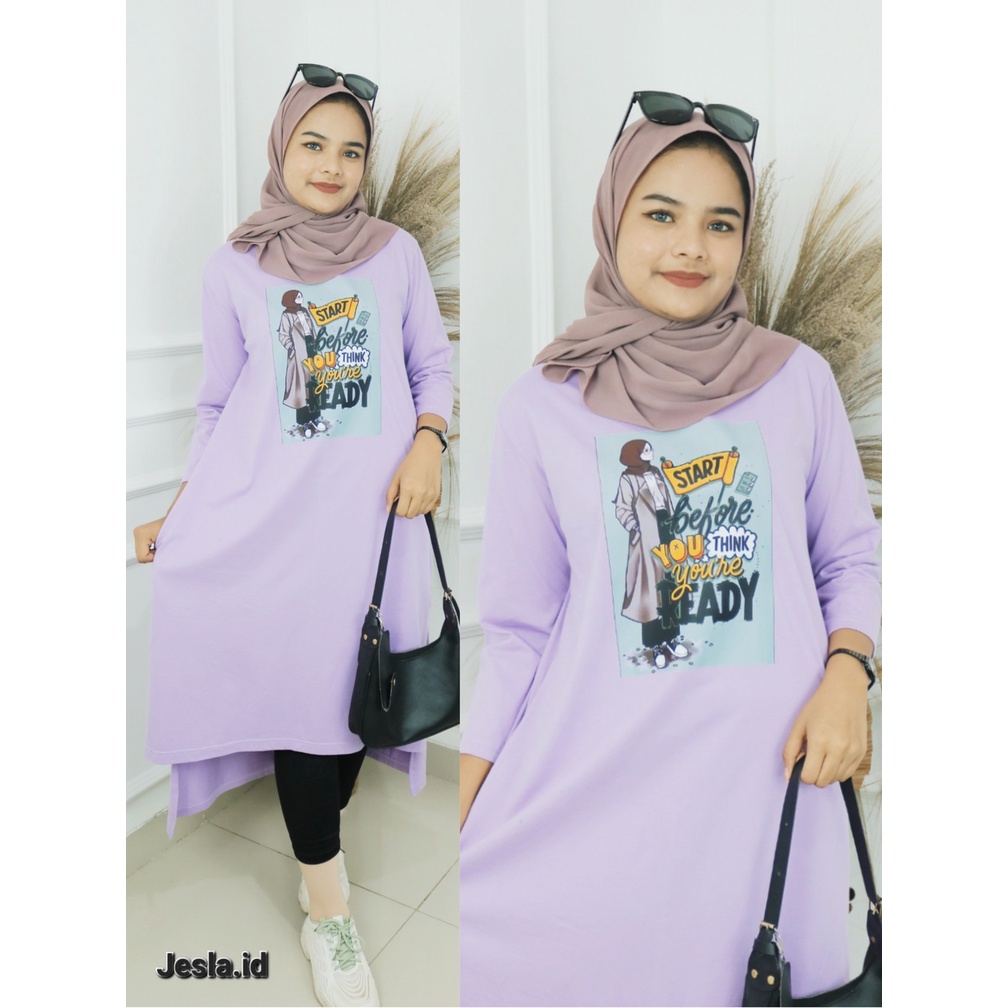 Kaos Oversize Wanita Star midi dress Bahan kaos katun combed 24S Aplikasi sablon ukuran s- xxl ld 90 - 120 cm Long tunik wanita jumbo Gamis wania model terbaru 2023 Pakaian muslim wanita Midi dress warna warna hitam putih Kaos remaja tanggung