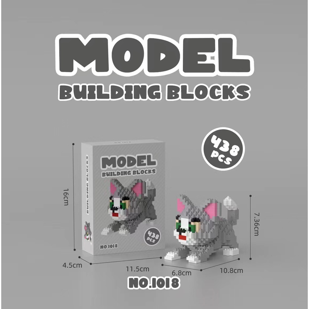 Mainan Balok Susun Nano Block Mainan Disney Block Mainan Anak DIY 3D Puzzle Toy Brick Edukatif Untuk Gift