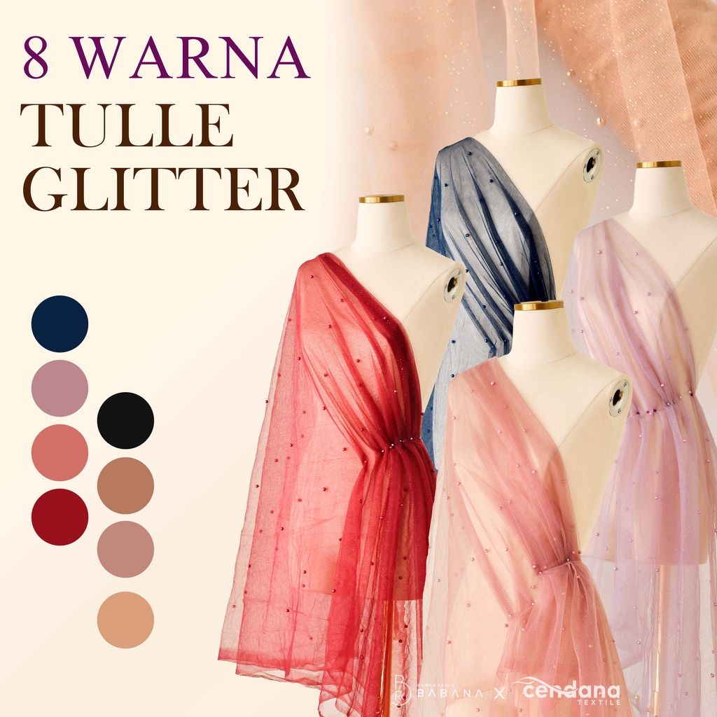 Babana Kain Kebaga Dress Tile Bridesmaid Gliter