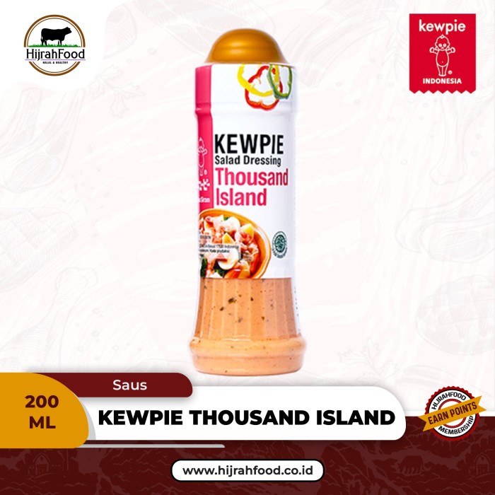 

Terlaris ✨ - Kewpie Salad Dressing | Saus Salad - Thousand Island (200 ml) 2.1.23