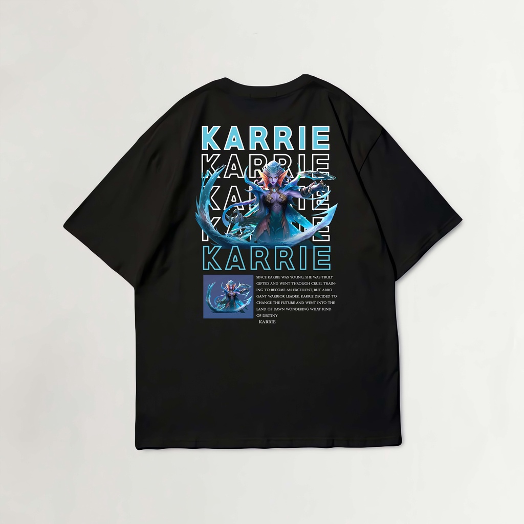 Tshirt Kaos Mobile Legends KARRIE Hero Karrie Mobile Legeds ML