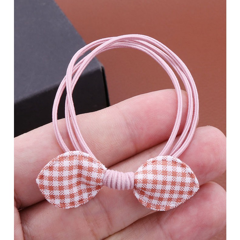 ⭐️𝐈𝐇𝐒 𝟎𝟏𝟑 𝐋𝐚𝐦𝐩𝐮𝐧𝐠⭐️Ikat Rambut Korea Motif Lucu Rubber Band Korean Style Fresh Leather Rope Fabric Bow