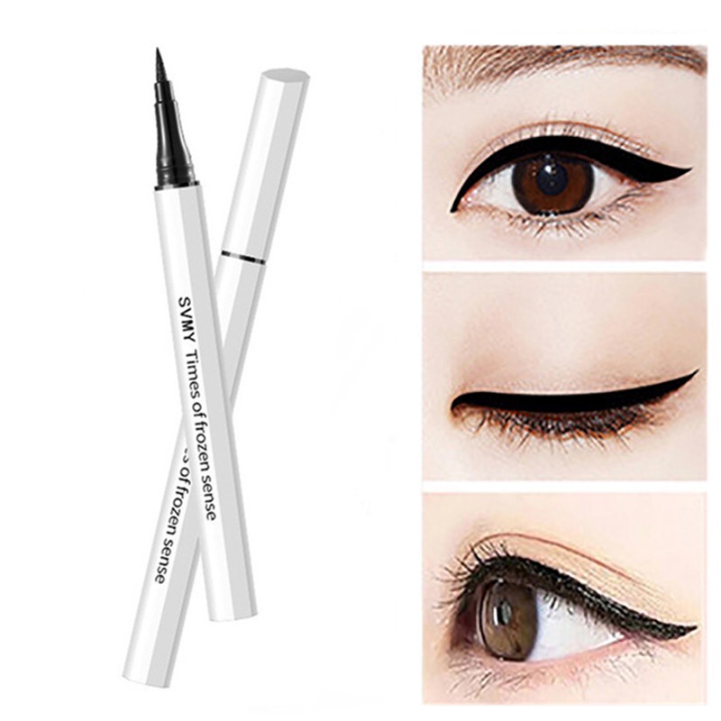 SVMY Black Eyeliner Pencil Anti Air Tahan Lama -Hitam Eyeliner