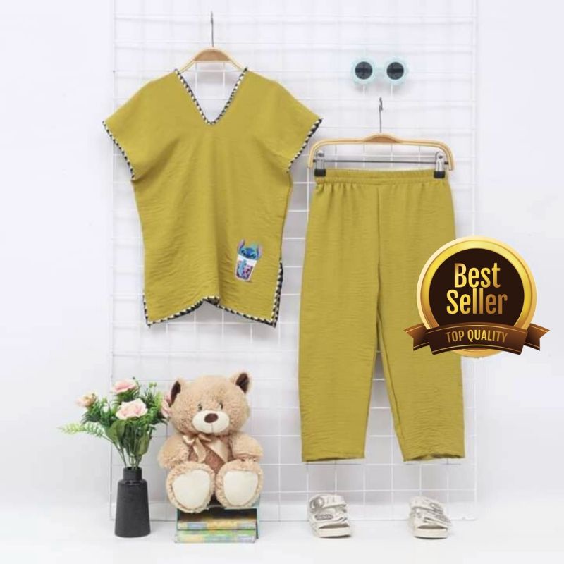 SET CRINKLE ANAK VIRAL / SETELAN ANAK TERBARU