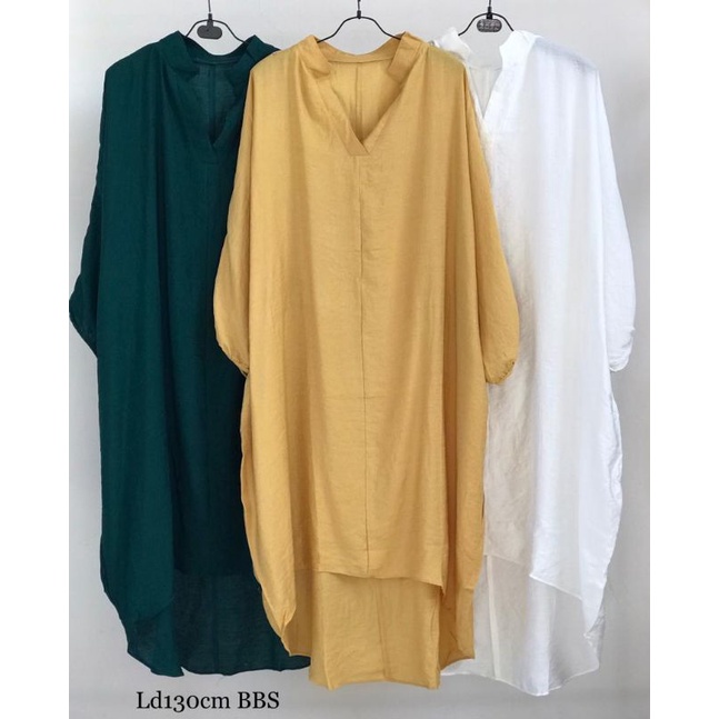 TUNIK KATUN IMPORT V NECK KATUN IMPORT TUNIK V NECK