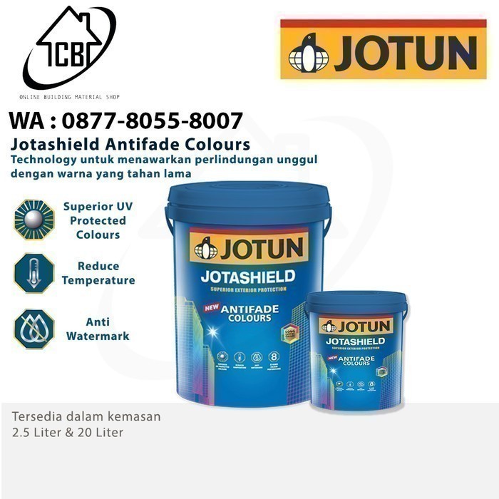 Cat Tembok Luar Jotun Jotashield Antifade Platinum 9911 - 20L Terlaris