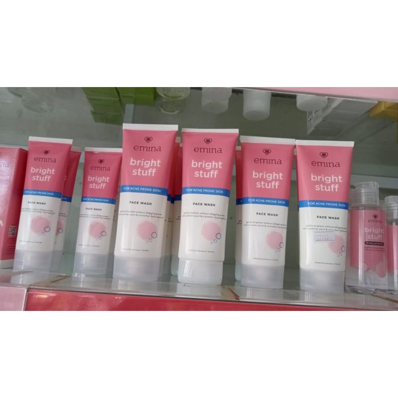 emina bright stuff facial wash for acne prone skin