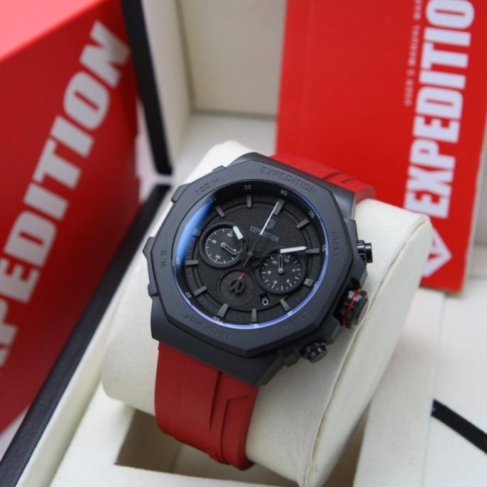 Jam Tangan Pria Expedition E6816M Rubber Original