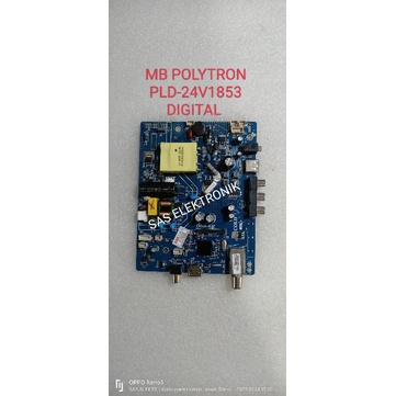 MB MOTHERBOARD MAINBOARD MESIN TV LED POLYTRON 24 INCH PLD24V1853 PLD-24V1853