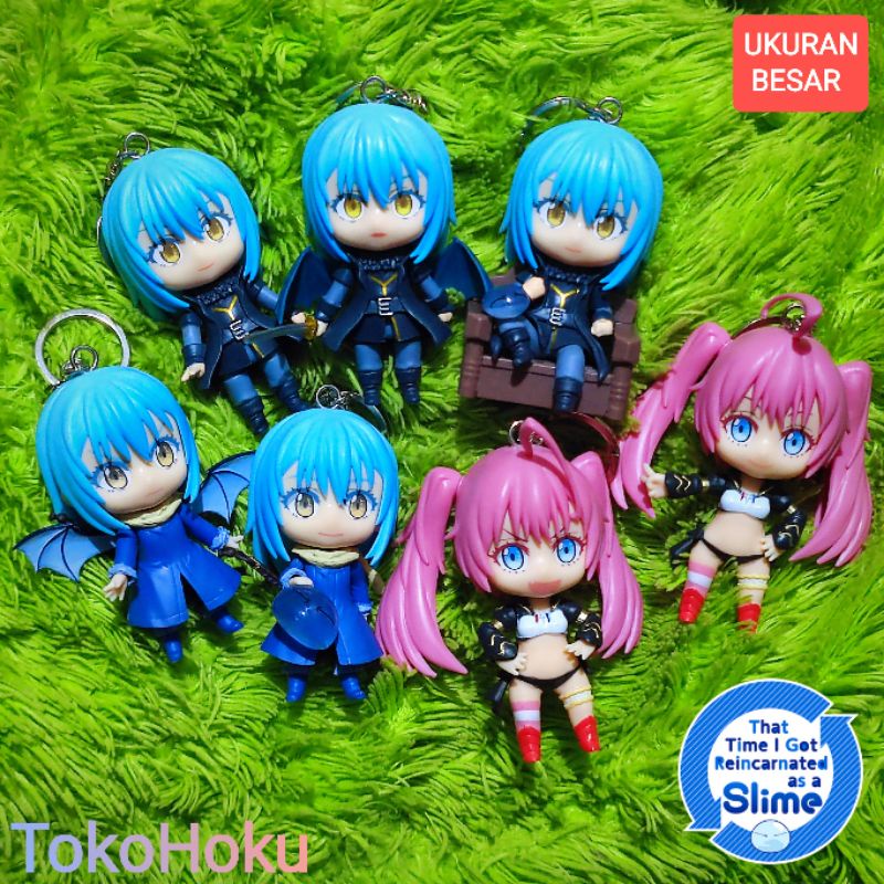 Gantungan Kunci Rimuru Tempest Tensei Shitara Slime Action Figure Keychain