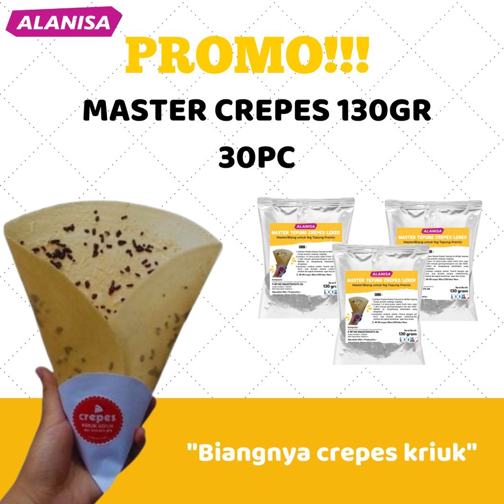 

PROMO!! MASTER CREPES 130GR (30PC)