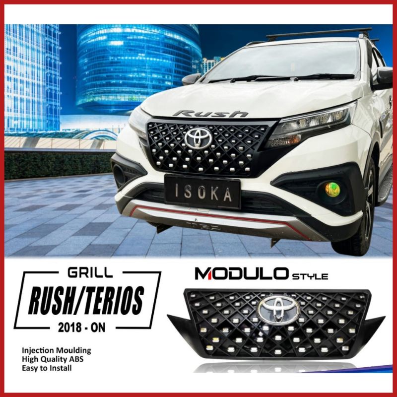 Grill Depan Mobil Rush Terios 2018-2021 Model Modulo