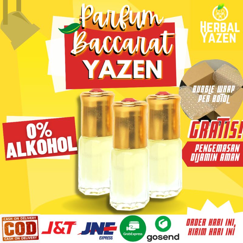 Parfum Aroma BACCARAT Original Non Alkohol 3ml 6ml 12ml Parfum Original Bibit Parfum Murni BACCARAT 