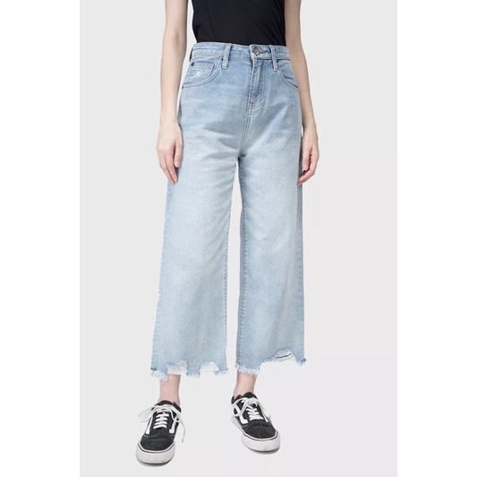 LOGO JEANS KULOT HIGHWAIST ORIGINAL 100%