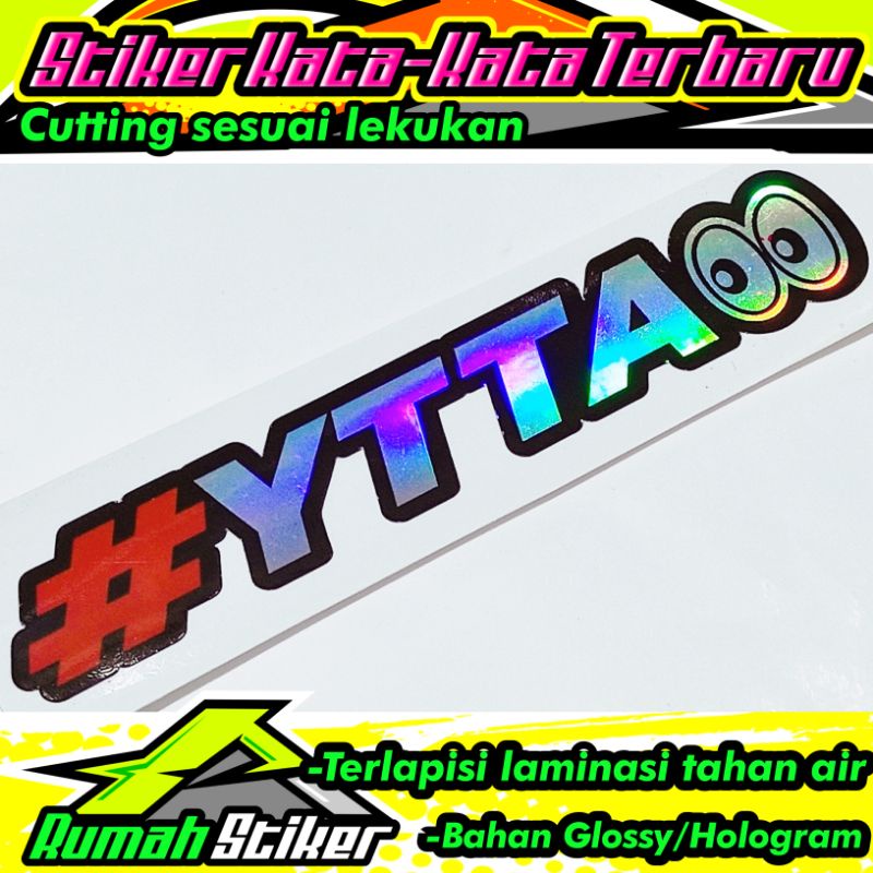 

stiker #yyta hologram