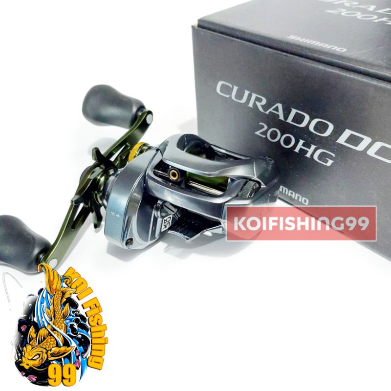 REEL BAITCASTING SHIMANO CURADO DC 200XG (2022) *Handle Kanan