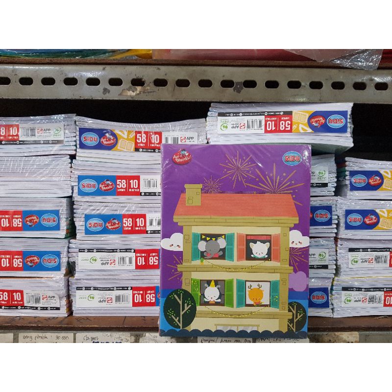 

Buku Tulis Sidu 58 lembar. 1 pak isi 10pc