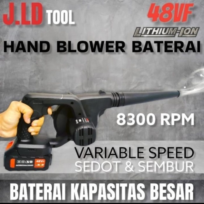 MESIN HAND BLOWER BATERAI 48V JLD - HAND BLOWER CORDLESS 48V JLD