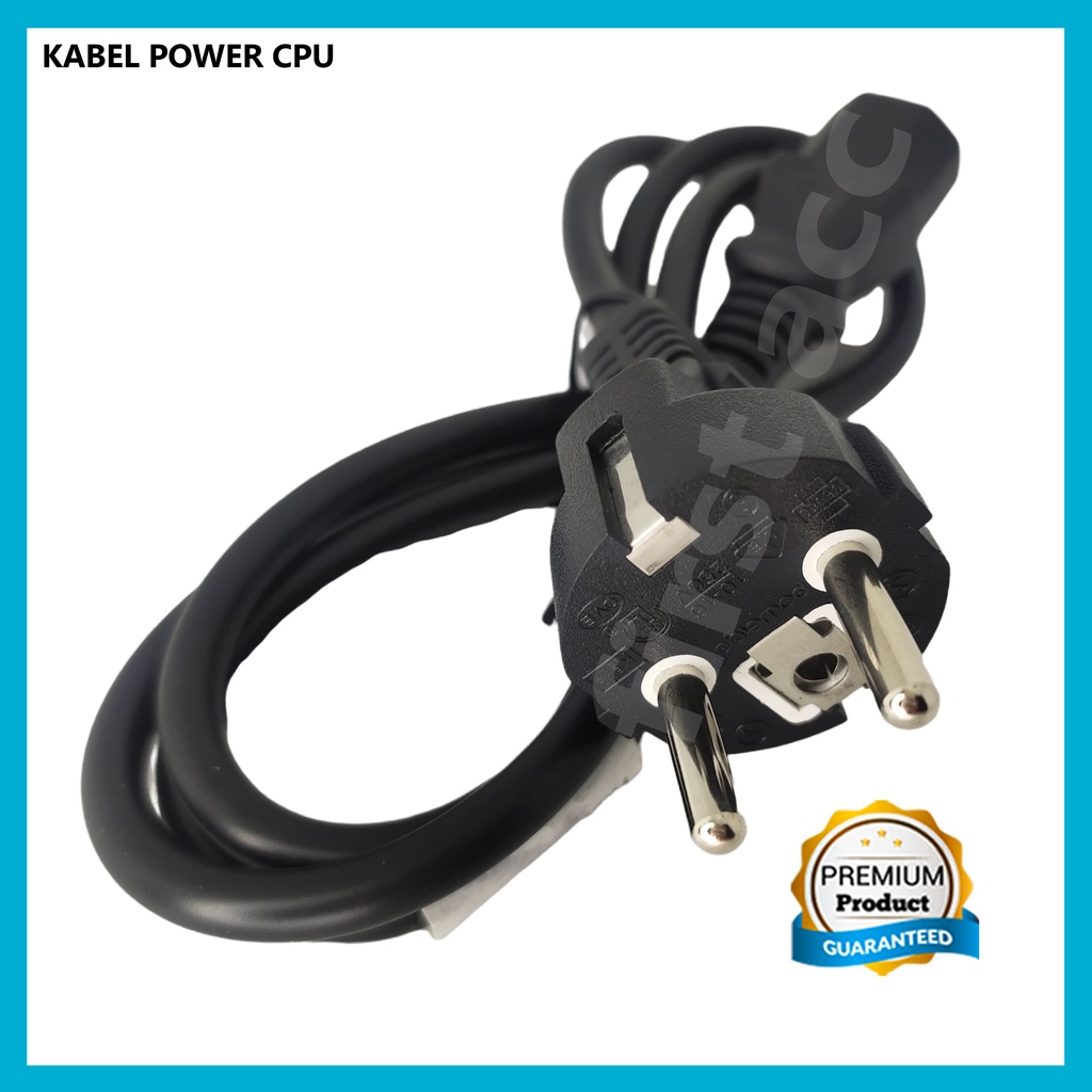 Kabel Power Komputer TEBAL / Kabel Power CPU / Kabel Power Monitor