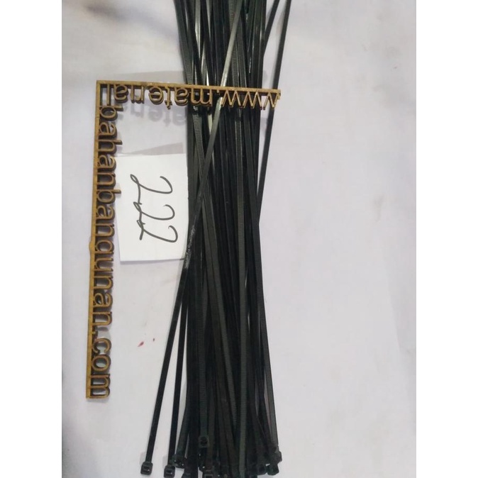 

cable ties warna hitam 400 mm kabel tis 40 cm ecer pengikat black citrab44 Juara