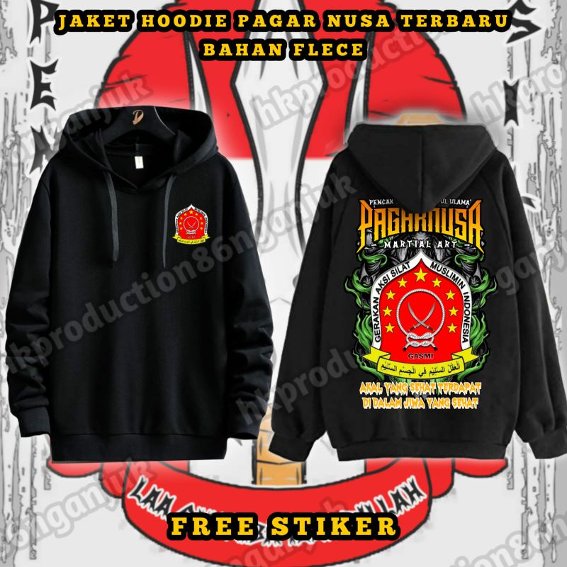 jaket Hoodie gasmi terbaru / pagar Nusa gasmi / sweater pagar nusa