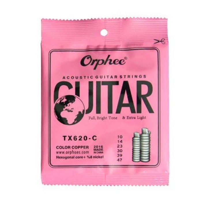 SENAR GITAR ORPHEE AKUSTIK 010 TX620-C ORIGINAL