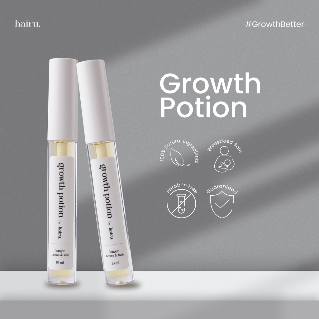 HAIRU GROWTH POTION by dr. Aghni Serum Pemanjang Bulumata Eyelash Alis Eyebrow