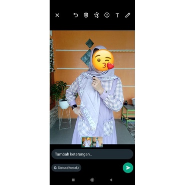 gamis katun zalifa ori