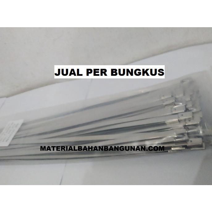 

Cable Ties Stainless 4.6 x 450 mm Tali Tis Anti Karat Band It 100 buah citrab44 Kualitas Baik