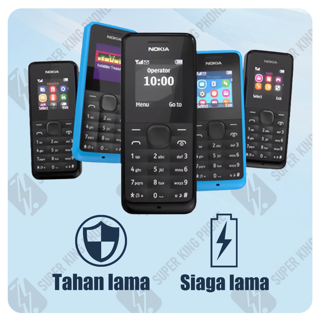 Nokia 105 2016 FM Hp murah Mobile Phone Dual SIM