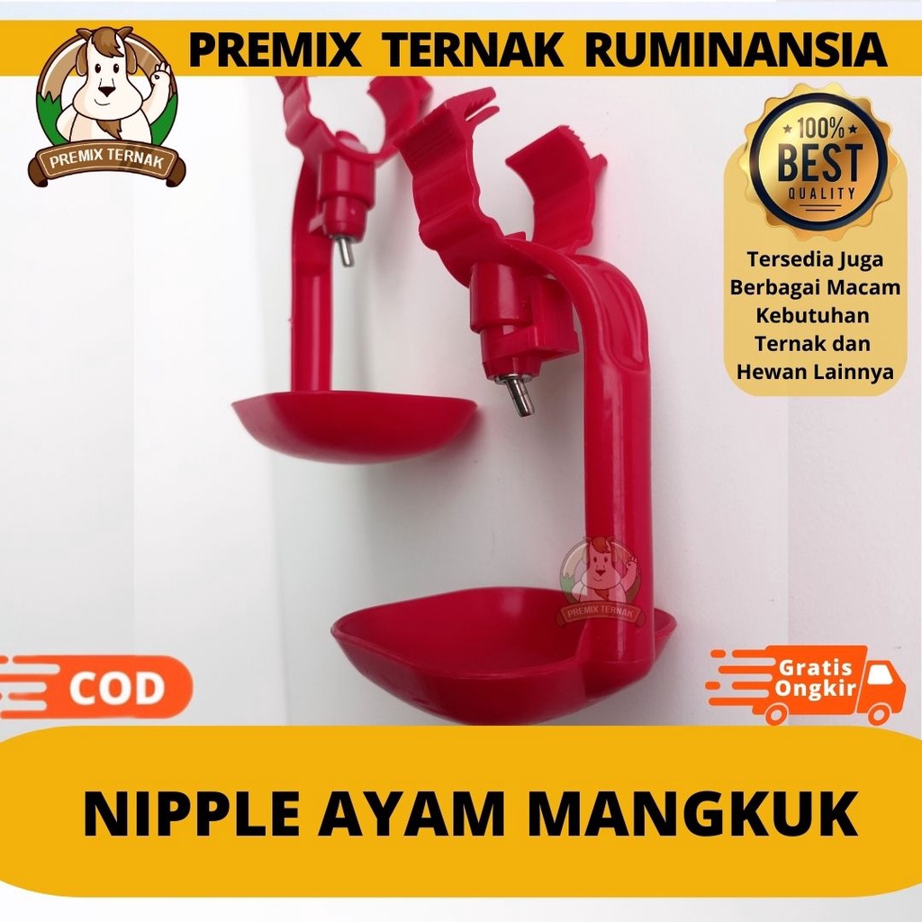 Nipple Ayam Mangkuk Kuning, Mangkok Nipel Ayam, Nepel Nipple, Mangkok Ayam, Mangkok Kandang Ayam Lay