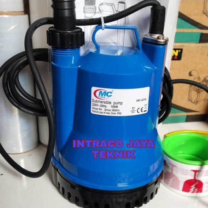 Pompa Celup Kolam Ikan 100Watt Mesin Pompa Air Kolam Ikan Mc Pump