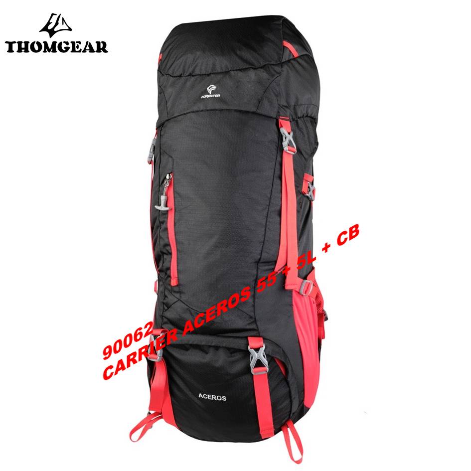 Forester 90062 Rucsack 55L+5 Aceros Cerrier Ransel Gunung Camping Thomgear Paiton Probolinggo
