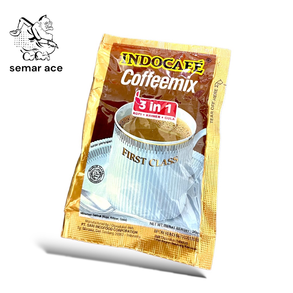 KOPI INDOCAFE COFFEMIX 1 RENCENG ISI 10 PCS