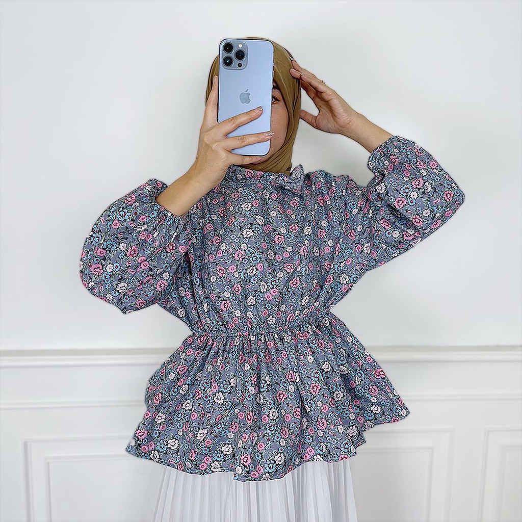 AFI - MC - Flowy Blouse Vintage Korean Blouse | Olla Blouse | Sesa Blouse