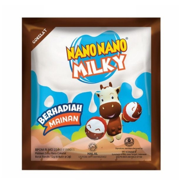 

Nano nano permen milky chocolate 12 gr