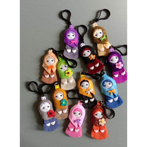 Felt Doll(HijabJepang,Western)