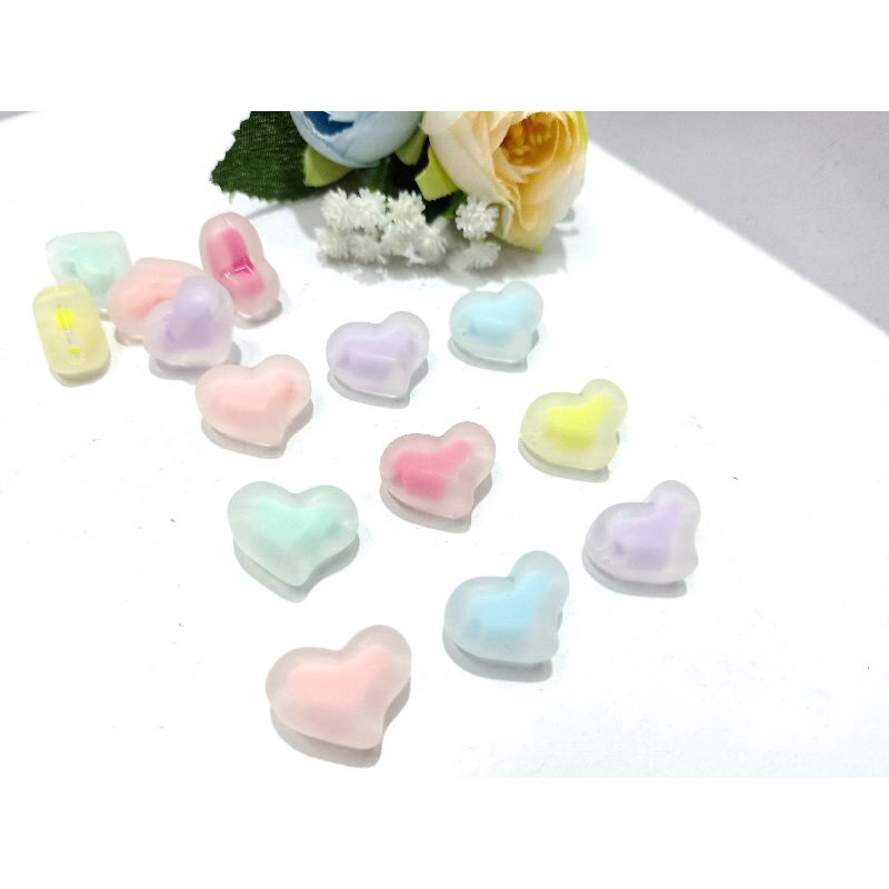 450gr mote LOVE  /mote dove isi mote strap ,gelang kalung