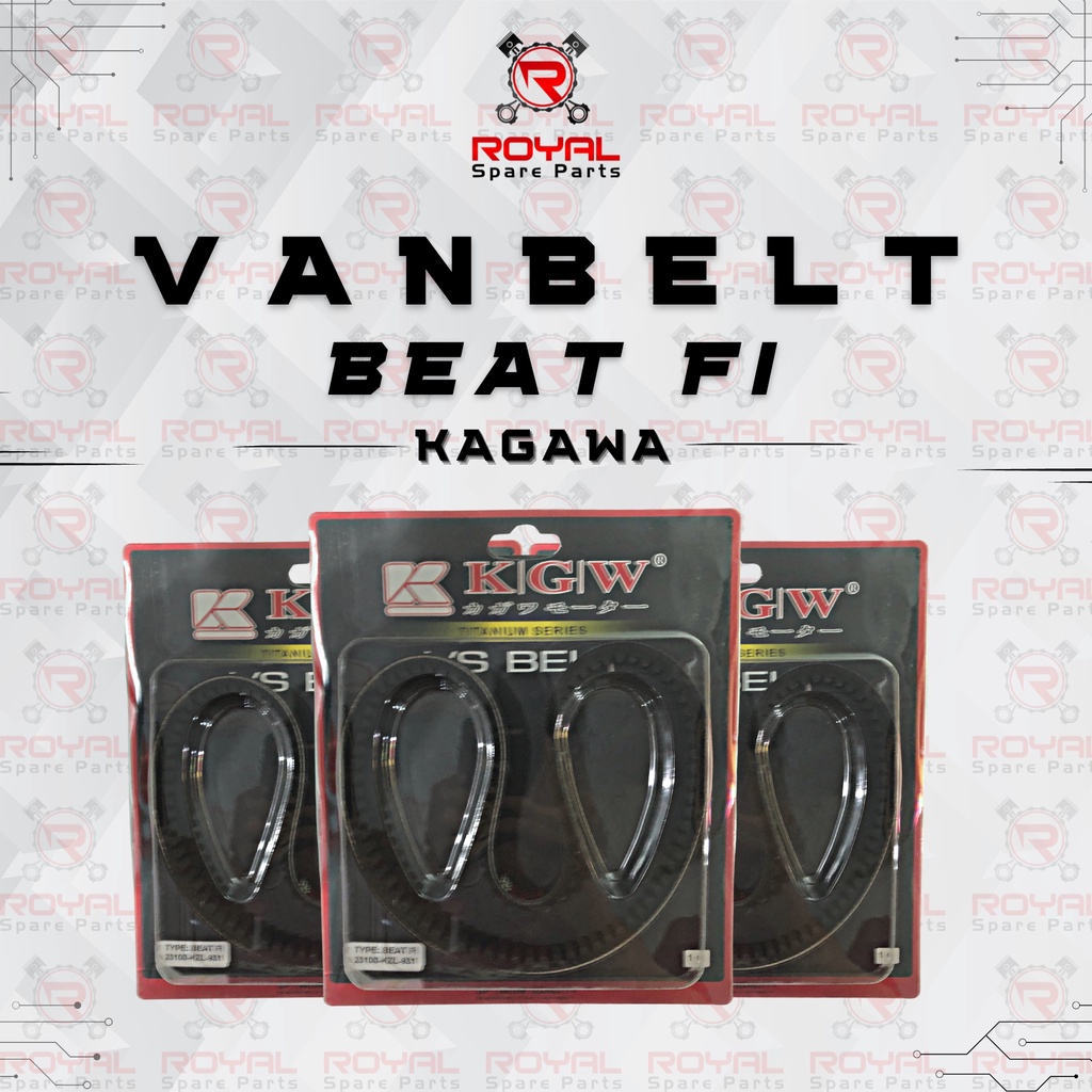 VANBELT BEAT FI TALI KIPAS BEAT FI HONDA ORIGINAL KAGAWA