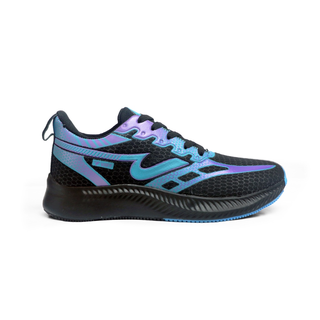 Voff - Sepatu Running Sneakers Pria Wanita Massive Purple Black
