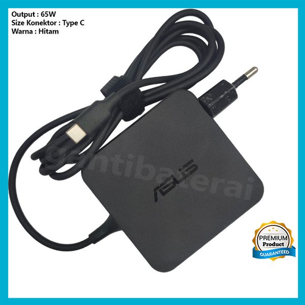 Adaptor Charger Laptop Asus 65W USB Type C Original