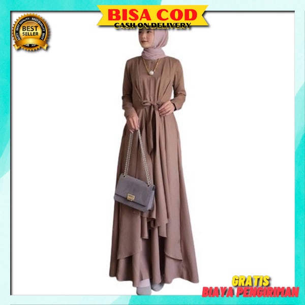 Games Lebaran Pakaian Wanita Syari Gmis Syar'I Casual Premium Elegan Ori Gamus Cewek Baju Gamis Dres