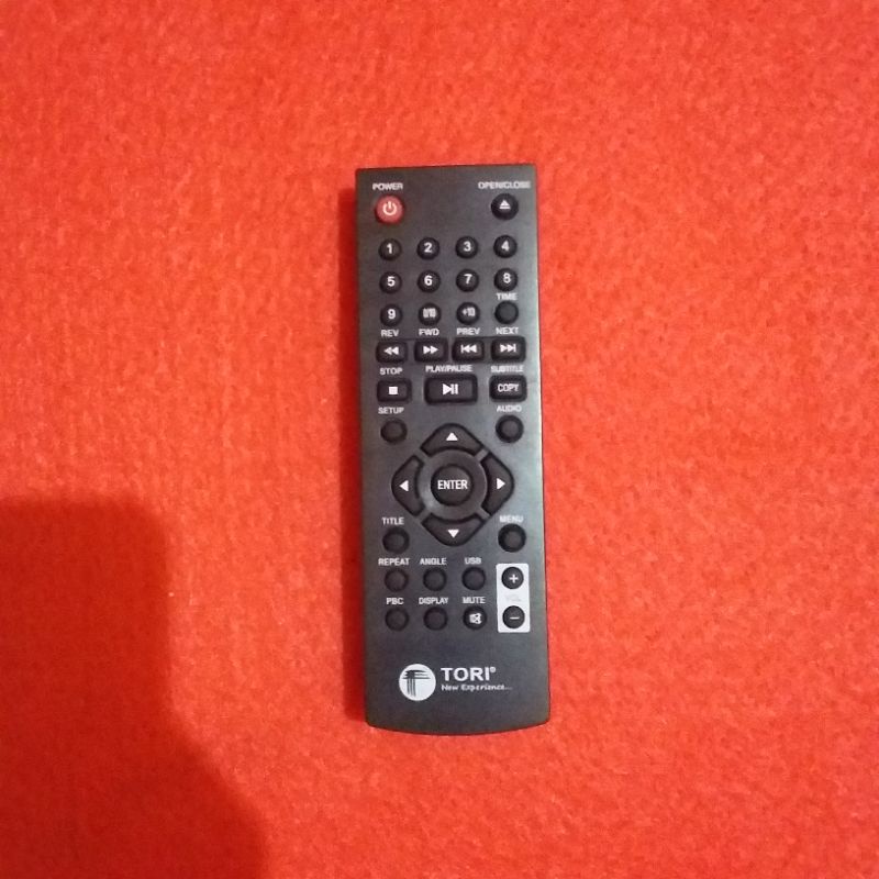 REMOTE DVD PLAYER TORI ORIGINAL